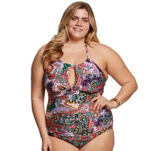 Kenneth Cole Reaction plus swim swimsuit 3x 2x
